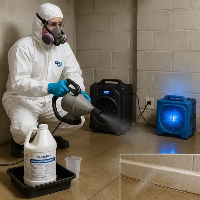 Sanitization and Odor Removal process in Aquia Harbour, VA